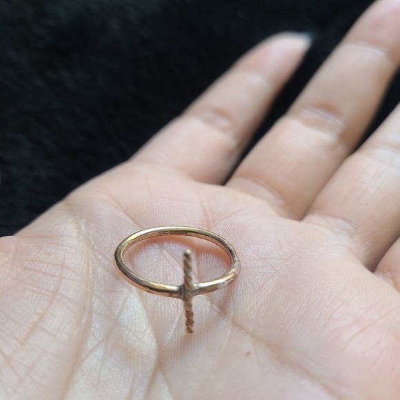 Rope gold-filled ring - Picture 3 of 4